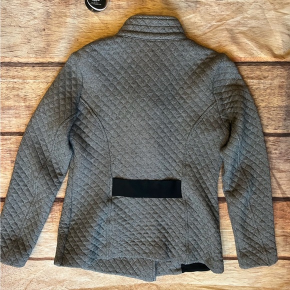 Women’s CAbi Quilted Herringbone Moto Jacket Size Small style # 3025 - Picture 5 of 6